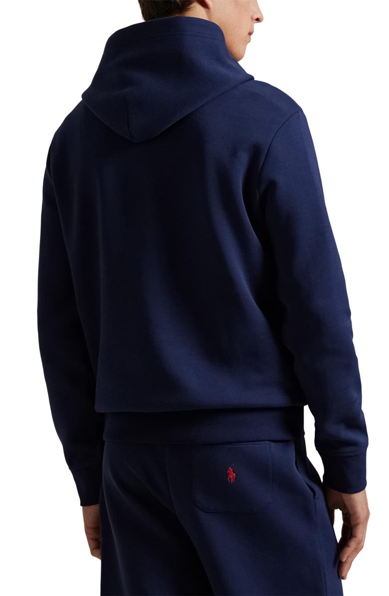 Polo Ralph Lauren Logo Appliqué Hoodie, Alternate, color, Cruise Navy