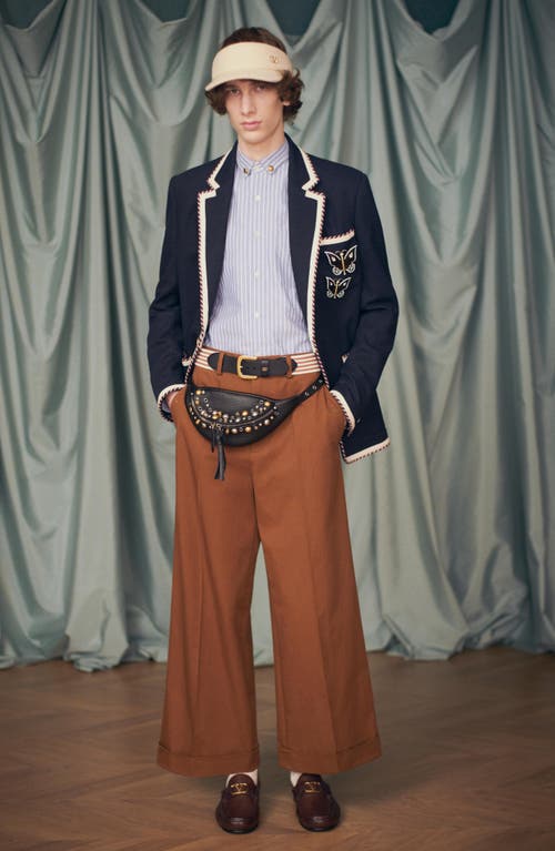 Valentino Garavani Vlogo Loafer In Bark Brown