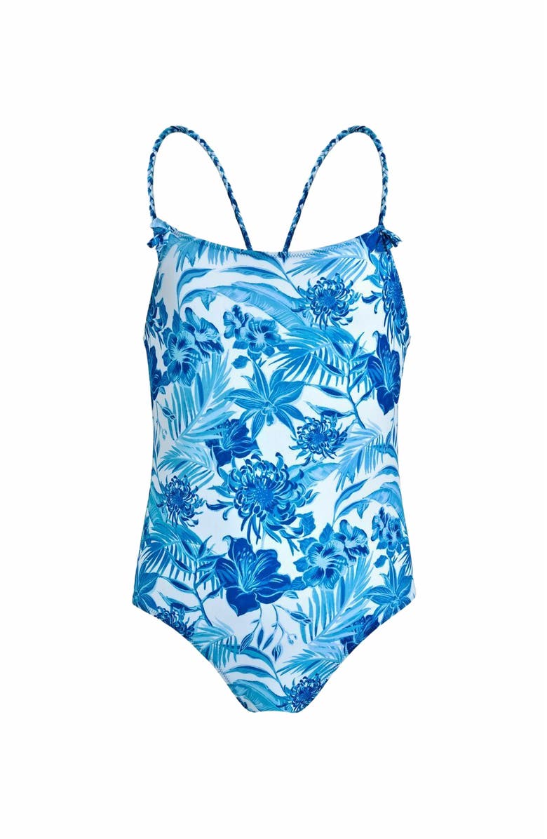 Vilebrequin Kids' Tahiti Flowers One-Piece Swimsuit, Main, color, 