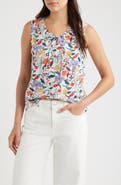 Seasalt Cornwall Cobbs Well Floral Print Top