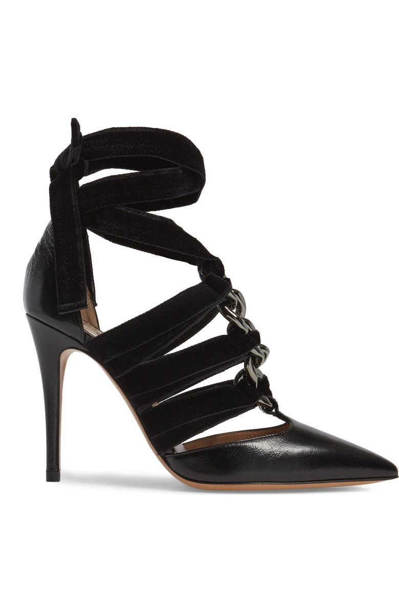 Valentino Garavani Velvet Rope Pointy-Toe Pump, Alternate, color,