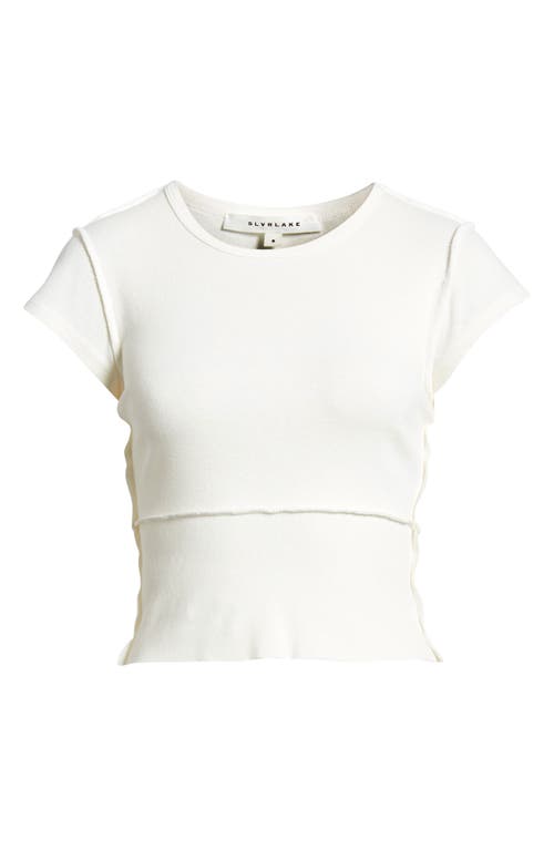 SLVRLAKE SLVRLAKE RE-WORKED COTTON T-SHIRT 
