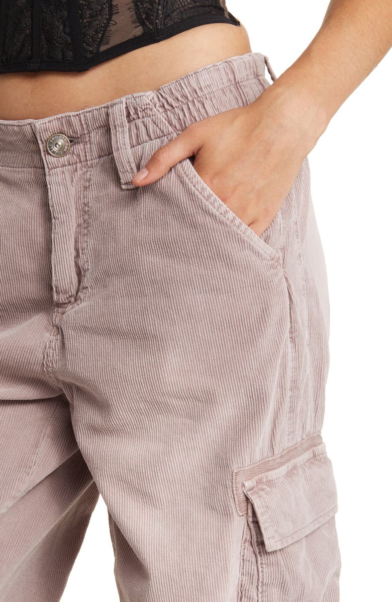 BDG Urban Outfitters Y2K Low Rise Corduroy Cargo Pants, Alternate, color,