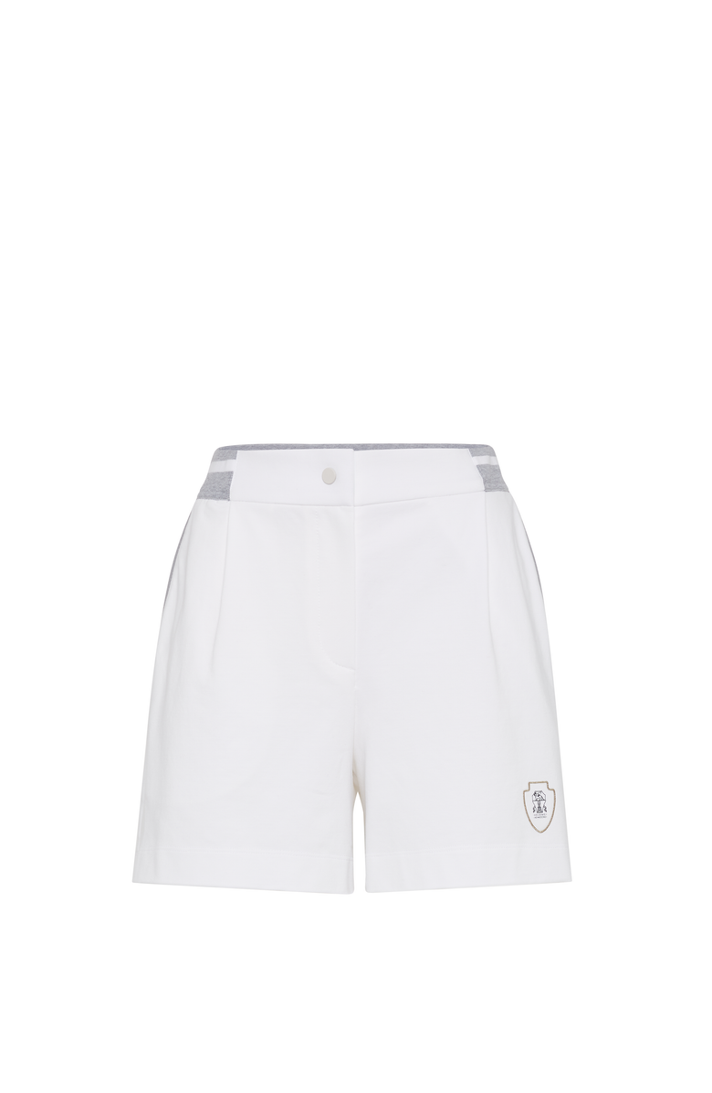 Brunello Cucinelli Lightweight French terry shorts, Main, color, 