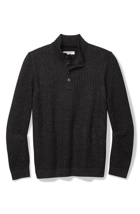 Autumn Pier Button Placket Sweater