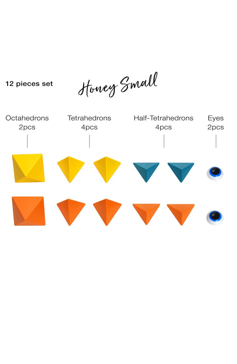 TRIDO Kids' Honey Small 12-Piece Magnetic Construction Kit, Alternate, color,
