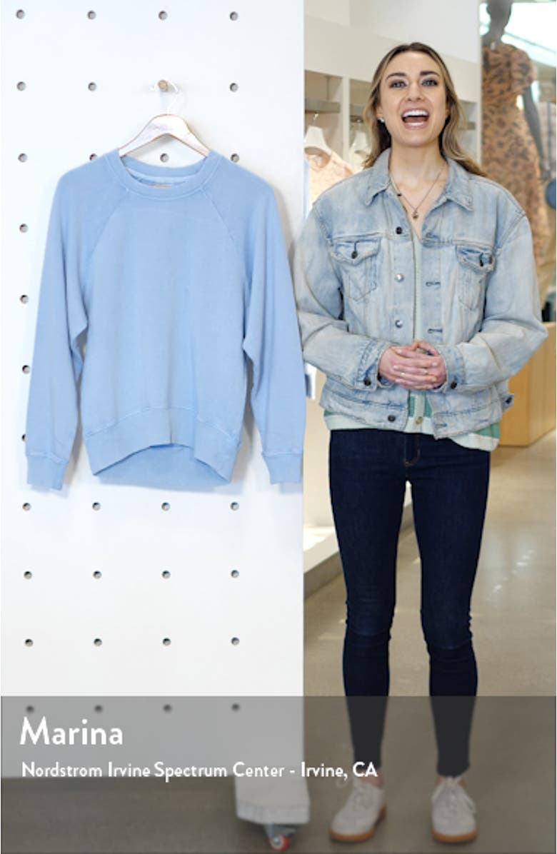 Jamie Crewneck Sweatshirt, sales video thumbnail