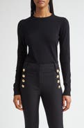 Derek Lam 10 Crosby Alizee Crewneck Cotton & Cashmere Sweater