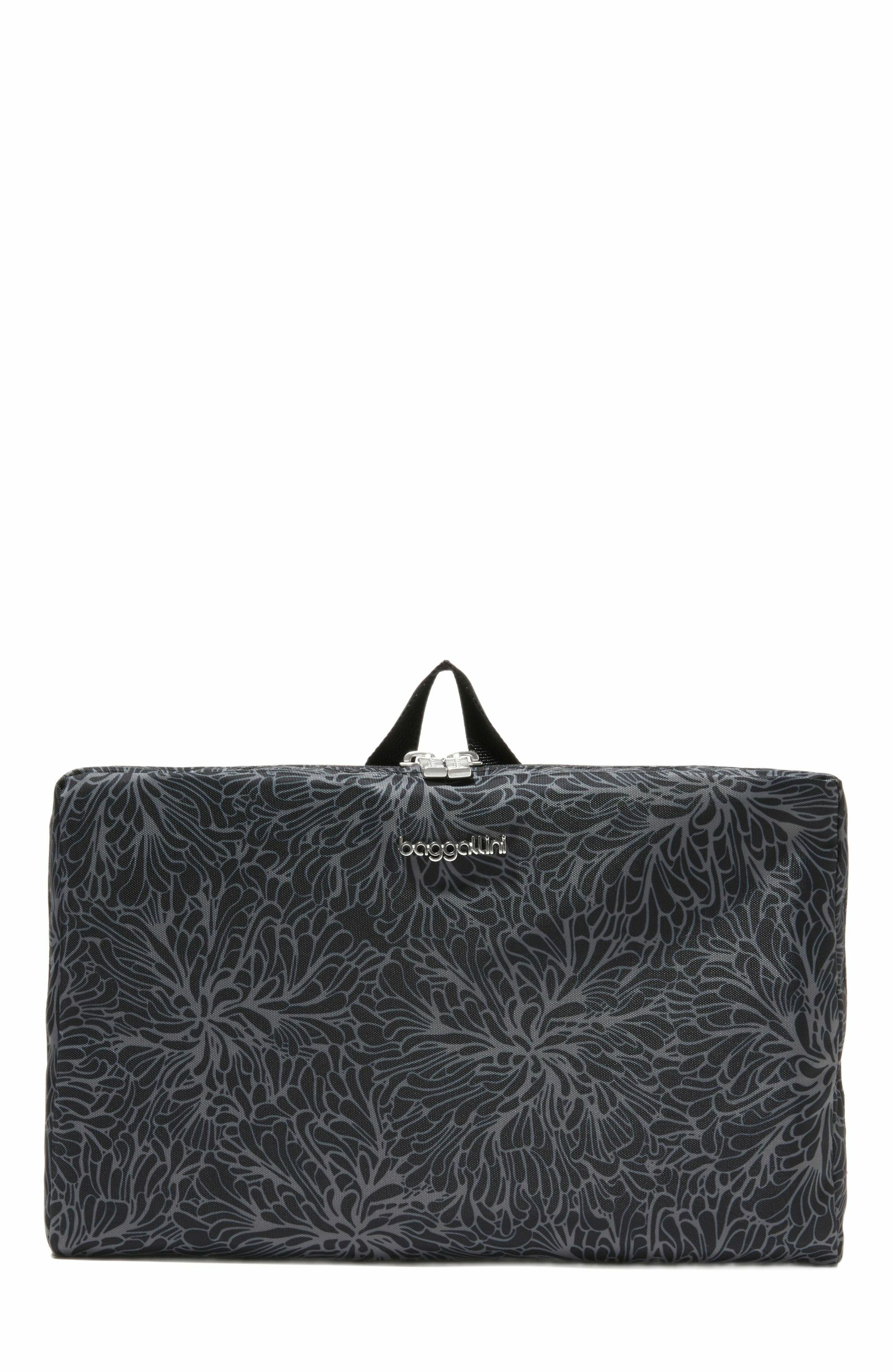 BAGGALLINI Carryall Expandable Packable Weekender Tote Bag, Alternate, color, Midnight Blossom