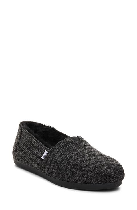 Alpargata Faux Fur Lined Slip-On (Women)