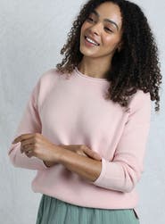 Weird Fish Dalla Knitted Crew Neck Jumper