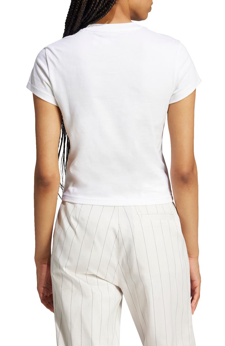 adidas Originals Essentials Slim Fit T-Shirt, Alternate, color, White