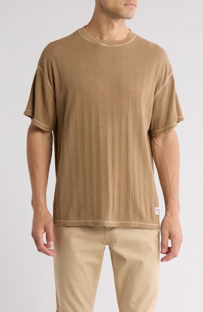 BDG Urban Outfitters Variegated Recycled Cotton Rib T-Shirt, Main, color,