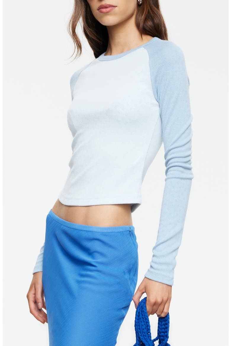 Bronx Long Sleeve Raglan T-Shirt, Alternate, color, SKY BLUE