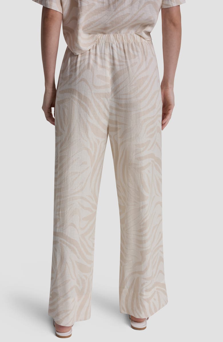 DKNY Jeans Relaxed Pants, Alternate, color, Zebra Eggnog Combo
