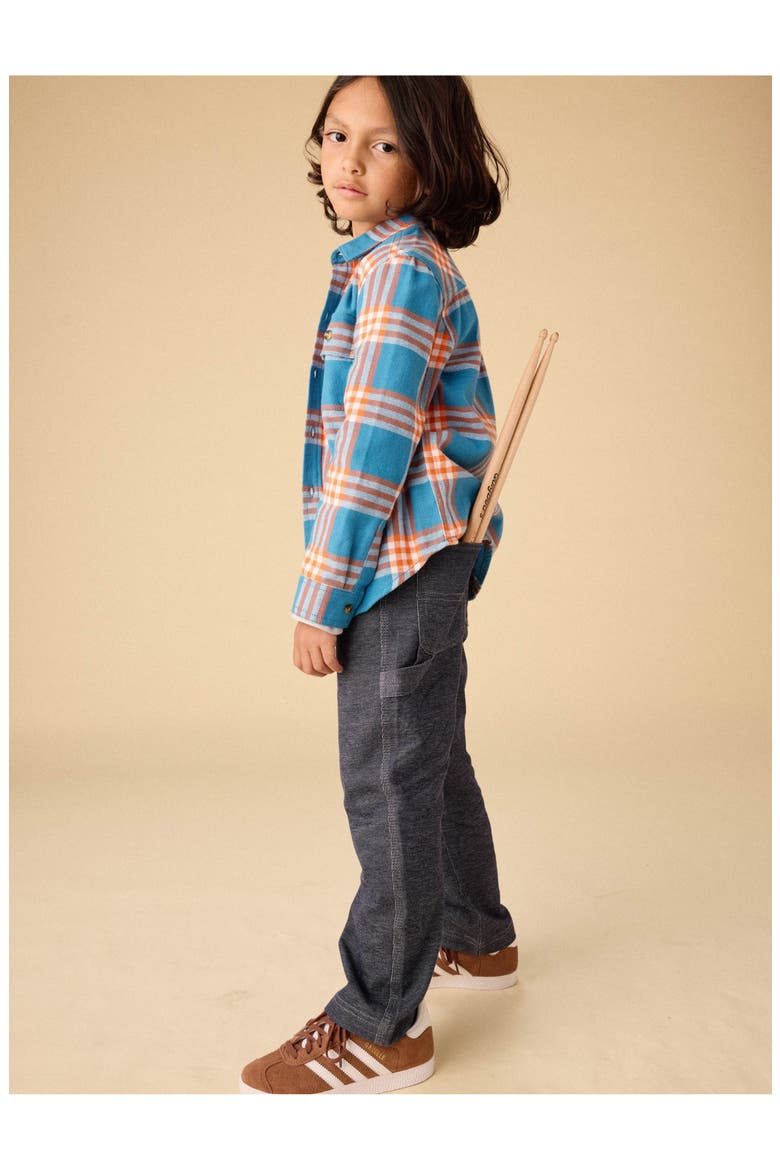 Denim-Like Carpenter Pants, Alternate, color, Indigo