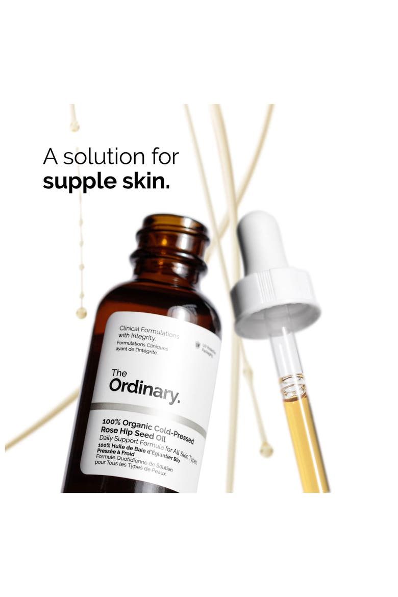 100% Organic Cold-Pressed Rose Hip Seed Oil for Skin Elascicity, Alternate, color, NO COLOR