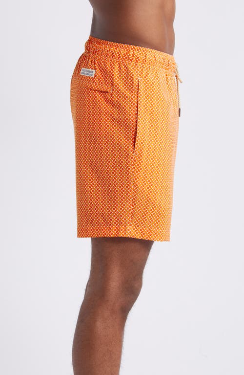 Fair Harbor The Bayberry Swim Trunks In Orange
