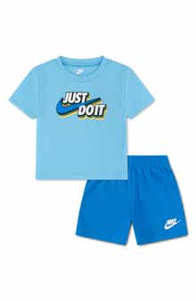 Just Do It Graphic T-Shirt & Sweat Shorts Set