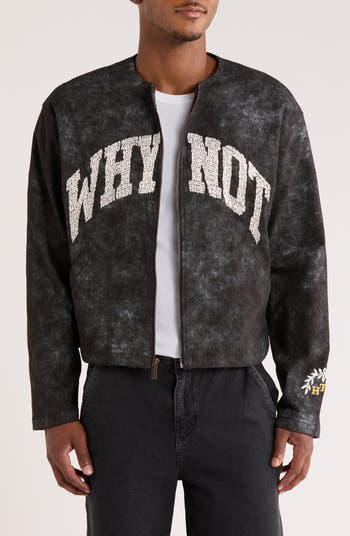 Twill Washed Front Zip Jacket