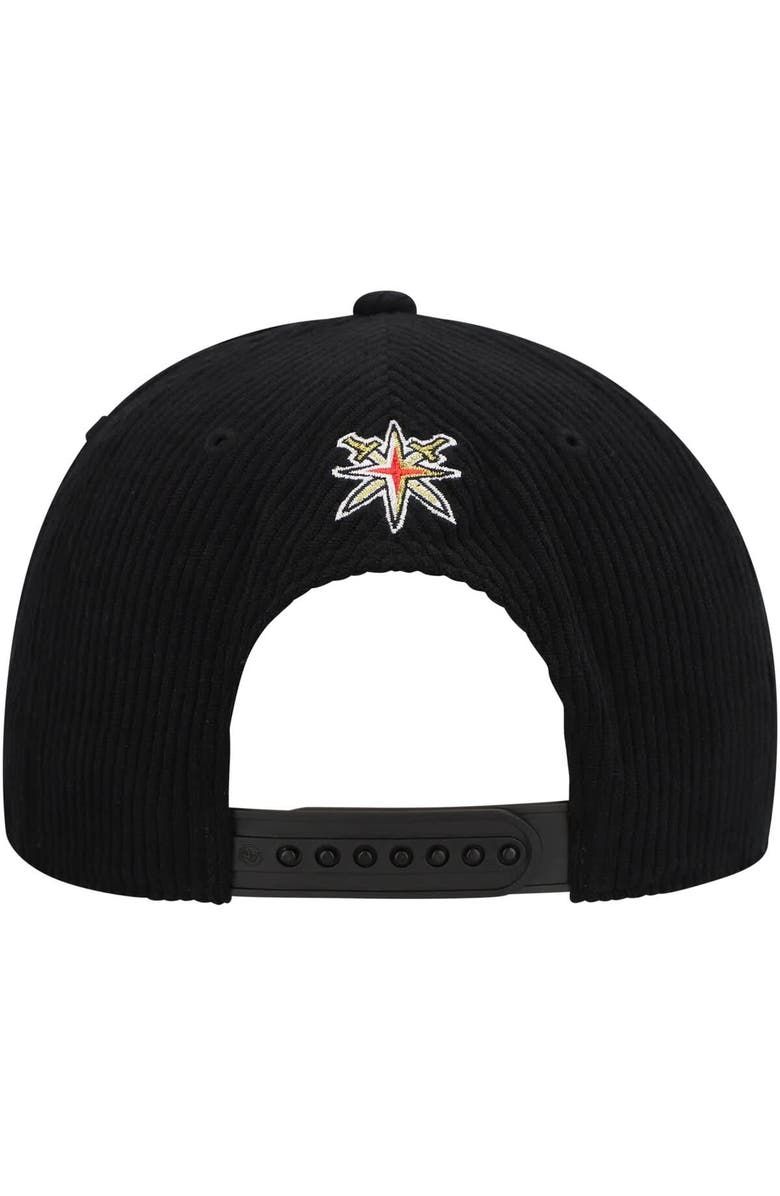 '47 Men's '47 Black Vegas Golden Knights Crosstown Corduroy Hitch Adjustable Hat, Alternate, color, Black