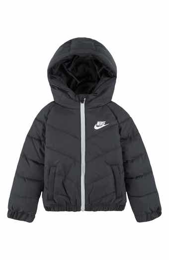 Kids' Puffer Hooded Zip Jacket