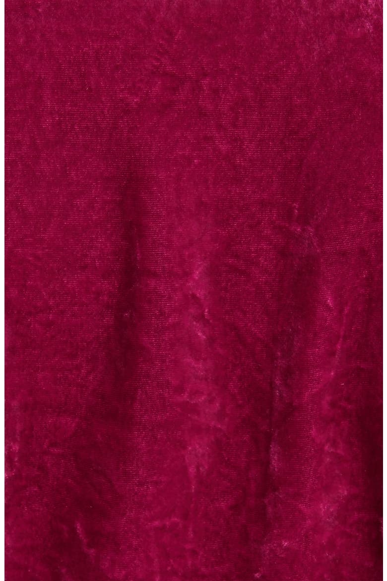 Kiera Crushed Velvet Minidress, Alternate, color, HOT PINK