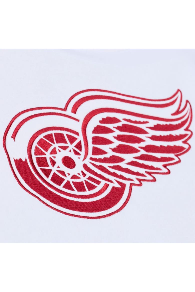 Men's Mitchell & Ness  White Detroit Red Wings Arctic Fleece Hoodie, Alternate, color, White