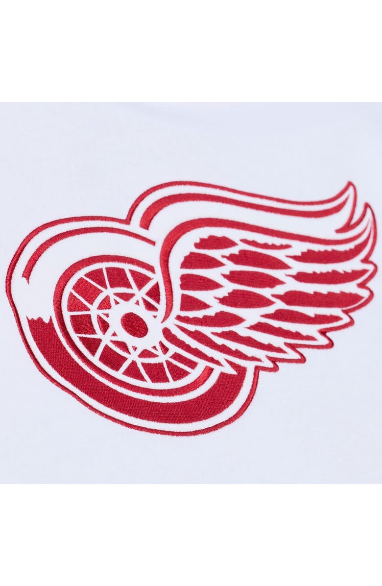 Mitchell & Ness Men's Mitchell & Ness White Detroit Red Wings Arctic Fleece Hoodie, Alternate, color, White