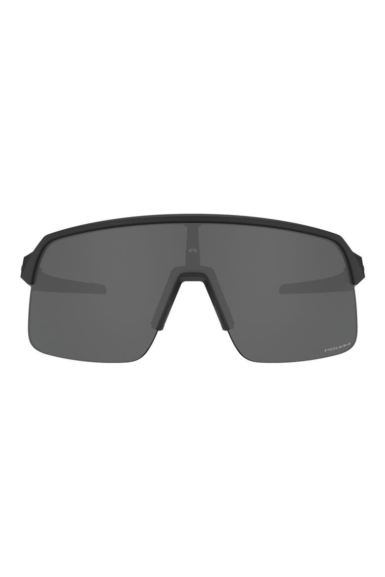Sutro Lite 139mm Prizm™ Wrap Shield Sunglasses, Main, color, MATTE BLACK/ PRIZM BLACK