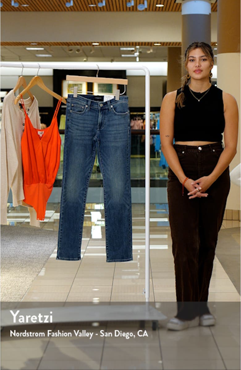 Sweet Straight Mid Rise Straight Leg Jeans, sales video thumbnail