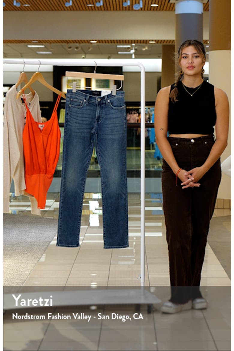 Sweet Straight Mid Rise Straight Leg Jeans video