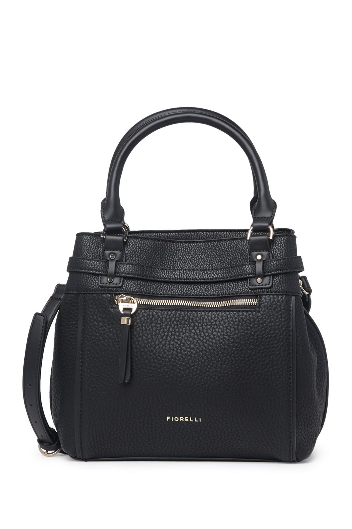 Freddie Small Satchel Bag, Main, color, BLACK