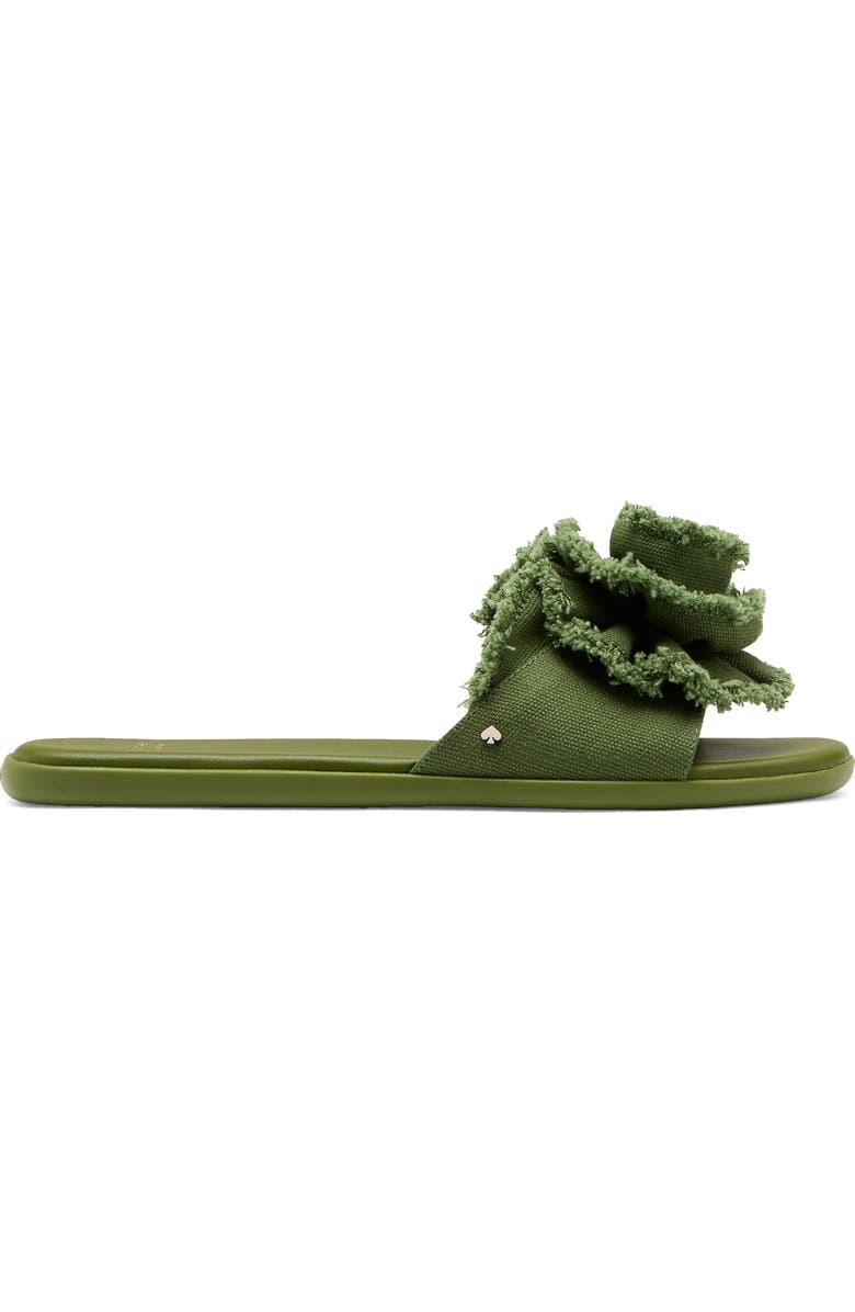 Kate Spade New York flourish slide sandal, Alternate, color, Jungle Vine