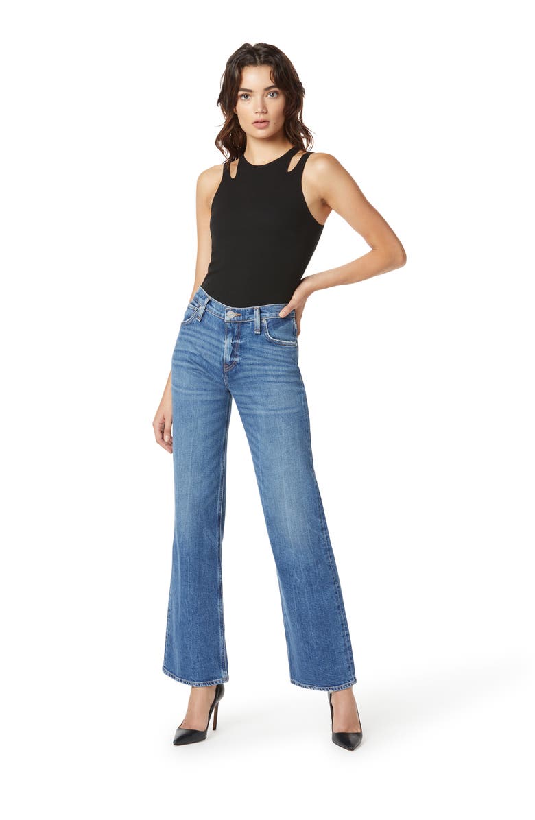 Hudson Jeans Hudson Rosie High Waist Wide Leg Jeans, Alternate, color,
