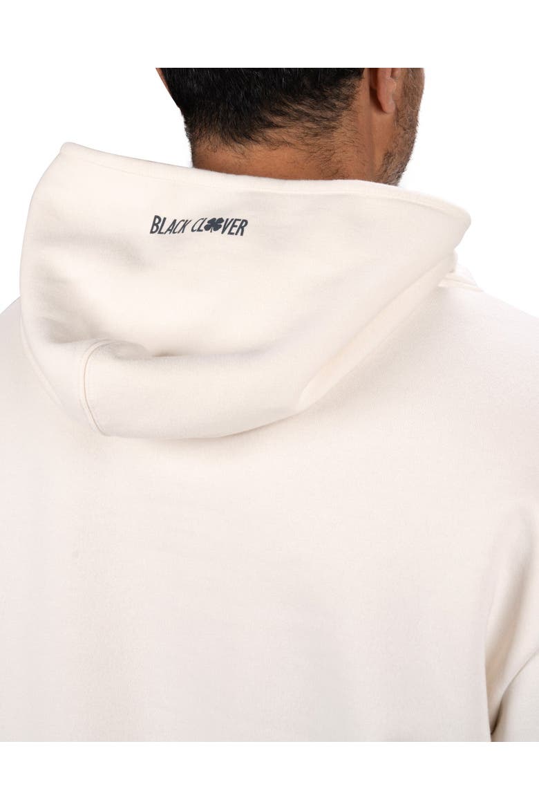 Clover Luck Hoodie, Alternate, color, Vanilla