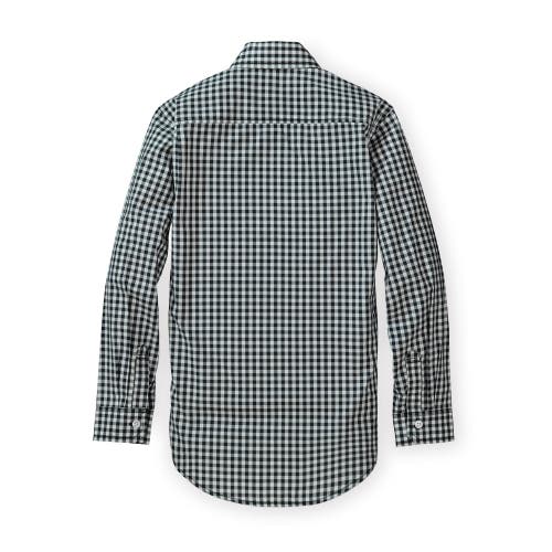 Hope & Henry Baby Boys' Poplin Button Down Shirt, Infant In Black Gingham