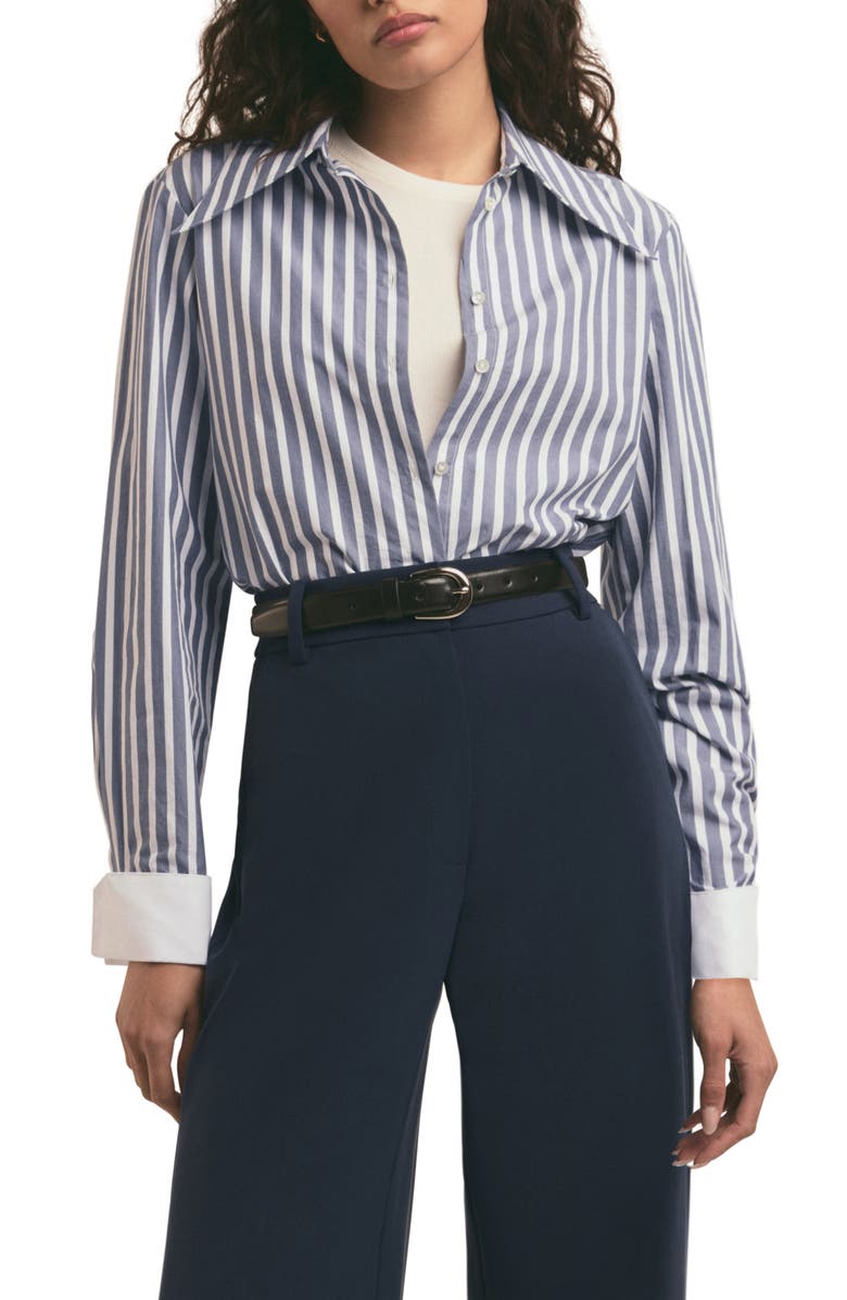 Favorite Daughter The Naomi Button-Up Shirt, Main, color, 