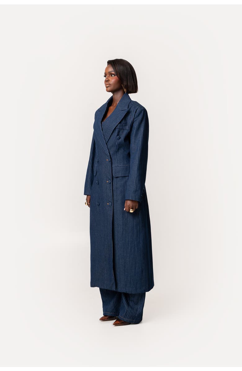 OFUURE Eden Long Jacket, Alternate, color, Denim