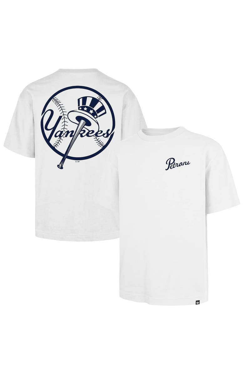 '47 Men's '47 White New York Yankees Petroni Foundation T-Shirt, Alternate, color, White
