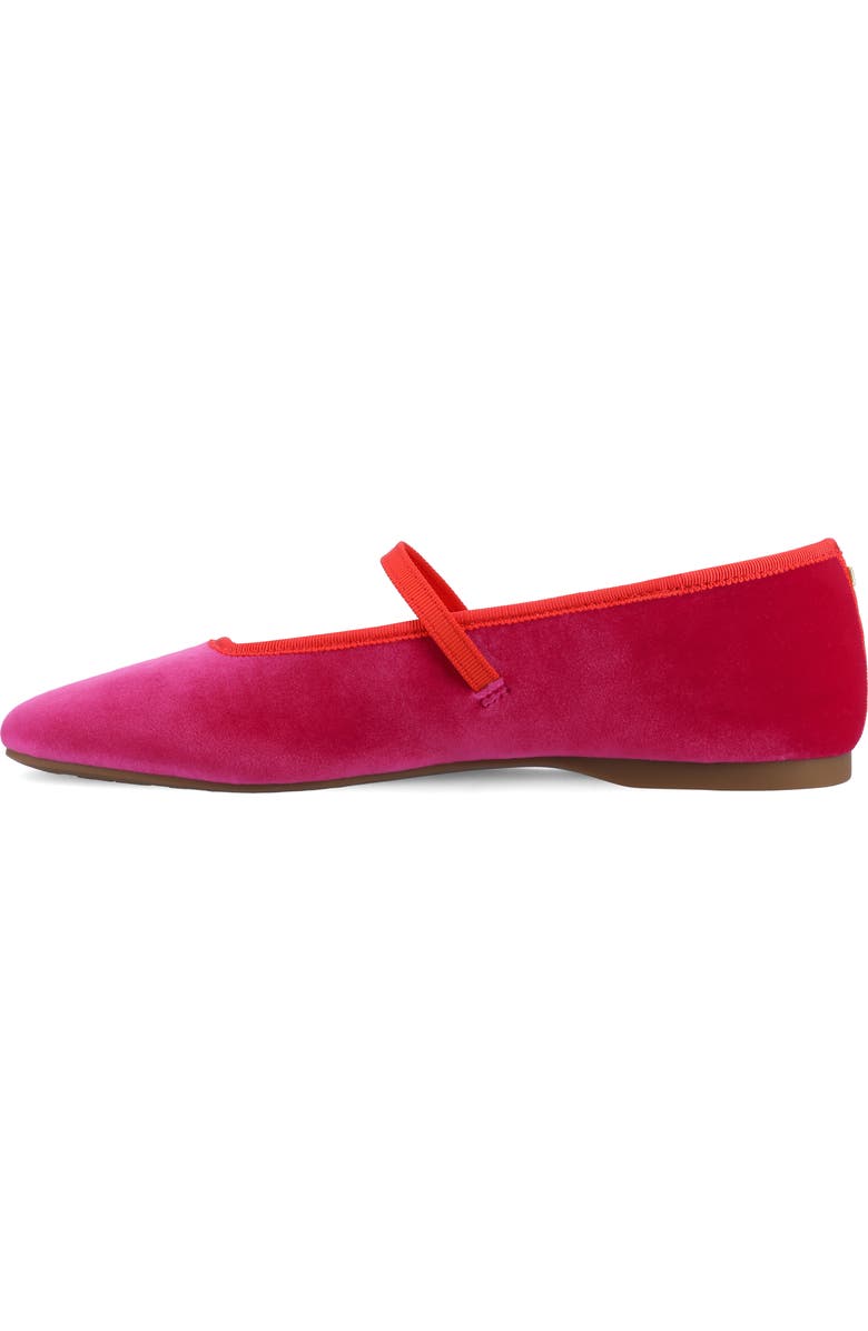 Birdies The Hummingbird Mary Janes Velvet, Alternate, color, Hot Pink Velvet