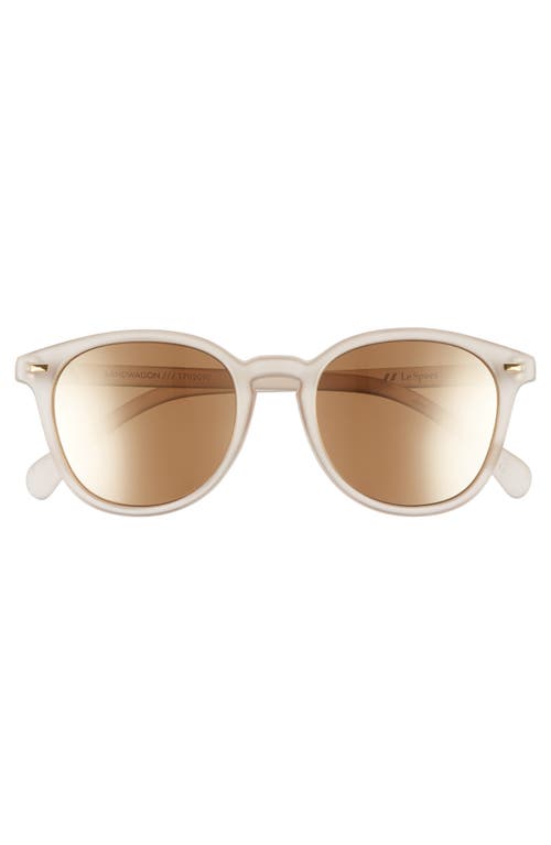 Le Specs Bandwagon 51mm Polarized Sunglasses In Matte Stone
