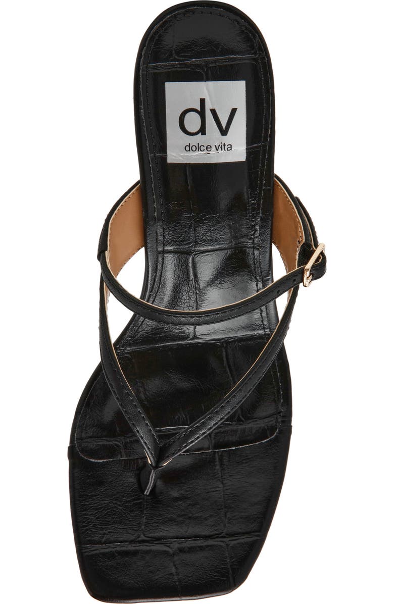 DV by Dolce Vita Lisette Block Heel Slide Sandal, Alternate, color, Black