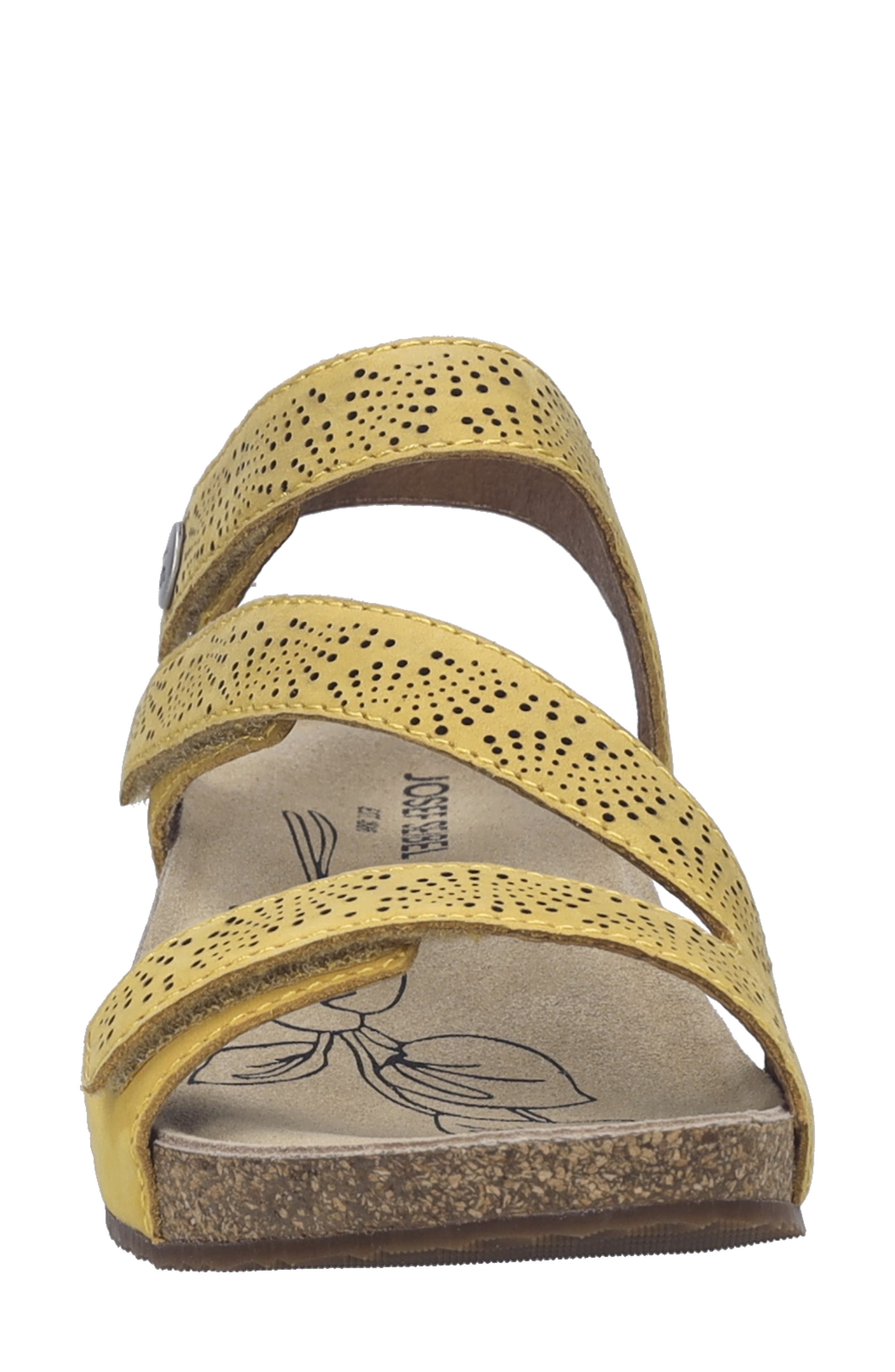 Tonga 78 Ankle Strap Platform Wedge Sandal, Alternate, color, AMBER
