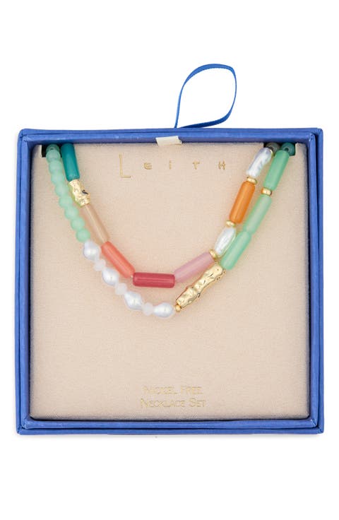 Two-Row Beaded Necklace