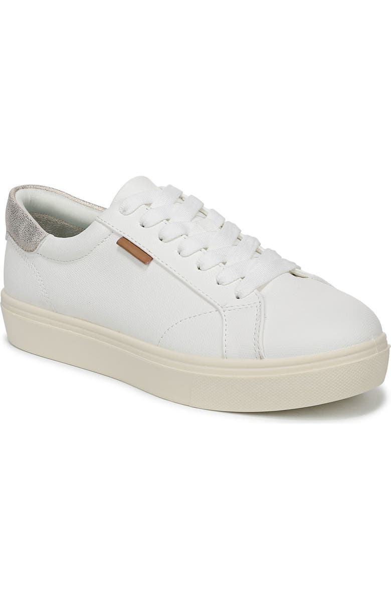 Dr. Scholl's Madi Twill Platform Sneaker, Main, color, White