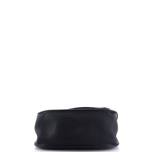 Pre-owned Hermes Hermes Jypsiere Bag Clemence 28 In Black