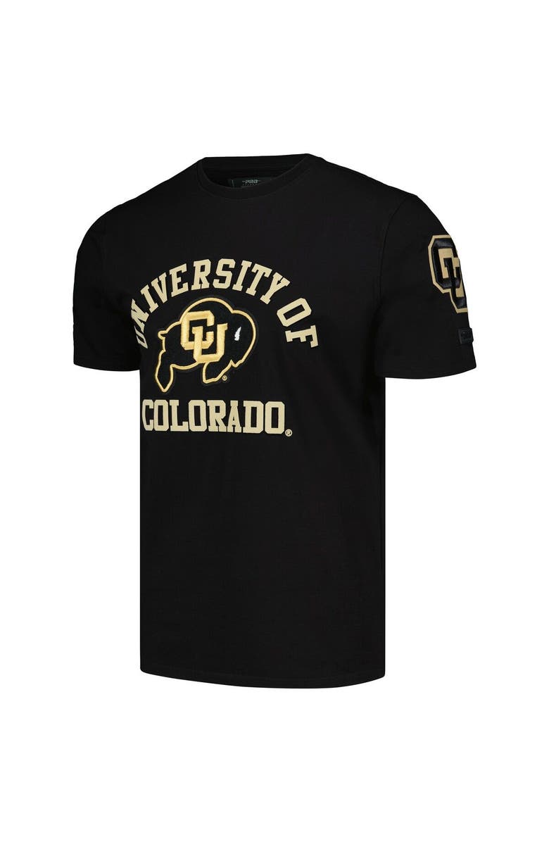 PRO STANDARD Men's Pro Standard Black Colorado Buffaloes Classic Stacked Logo T-Shirt, Alternate, color,