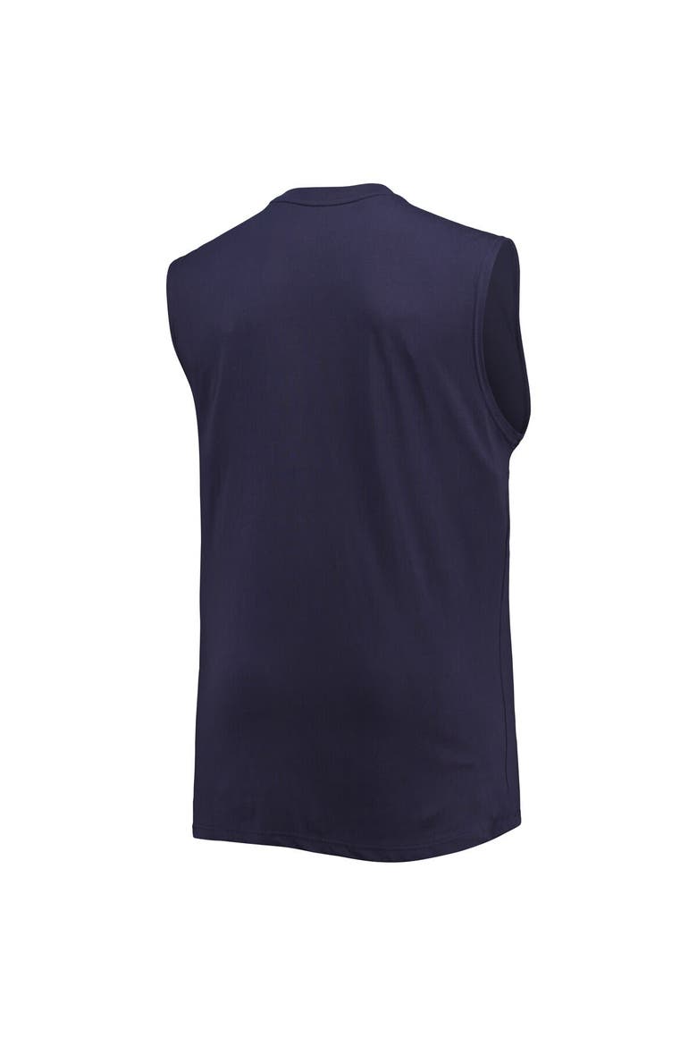 Men's Navy Dallas Cowboys Big & Tall Muscle Tank Top, Alternate, color, Navy