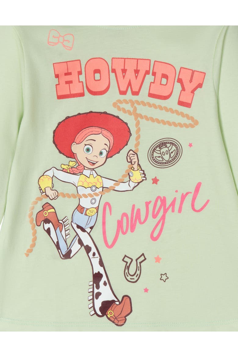 Toy Story 2-Piece Long Sleeve T-Shirt Set, Alternate, color, Green Pink Toy Story